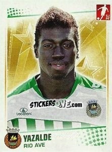 Sticker Yazalde - Futebol 2010-2011 n. 239 - Panini