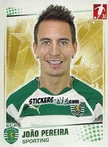 Sticker Joao Pereira - Futebol 2010-2011 - Panini