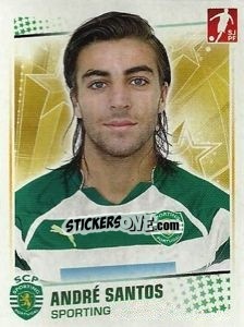 Sticker Andre Santos - Futebol 2010-2011 n. 250 - Panini