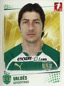 Sticker Jaime Valdes - Futebol 2010-2011 - Panini