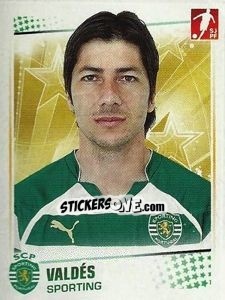 Cromo Jaime Valdes - Futebol 2010-2011 n. 253 - Panini