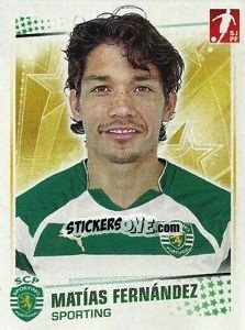 Cromo Matias Fernandez - Futebol 2010-2011 - Panini