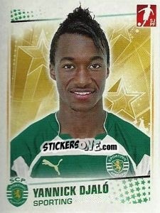 Sticker Yannick Djalo - Futebol 2010-2011 n. 257 - Panini
