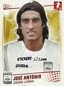 Sticker Jose Antonio - Futebol 2010-2011 n. 266 - Panini