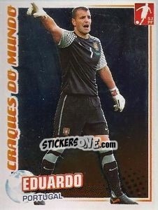 Figurina Eduardo (Portugal) - Futebol 2010-2011 n. 321 - Panini