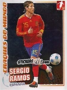 Cromo Sergio Ramos (Espanha) - Futebol 2010-2011 - Panini