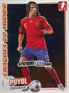 Sticker Carles Puyol (Espanha) - Futebol 2010-2011 - Panini