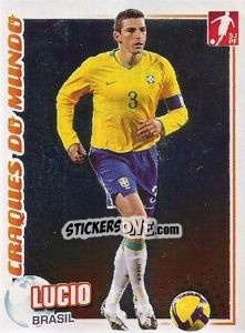 Sticker Lucio (Brasil) - Futebol 2010-2011 - Panini