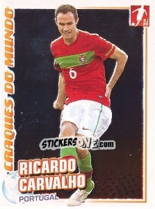 Cromo Ricardo Carvalho (Portugal) - Futebol 2010-2011 - Panini