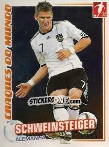 Sticker Bastian Schweinsteiger (Alemanha) - Futebol 2010-2011 n. 334 - Panini
