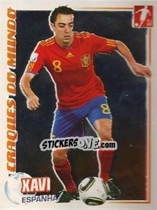 Cromo Xavi Hernandez (Espanha) - Futebol 2010-2011 - Panini