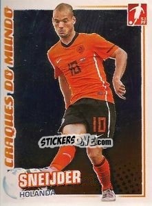 Sticker Wesley Sneijder (Holanda) - Futebol 2010-2011 n. 337 - Panini