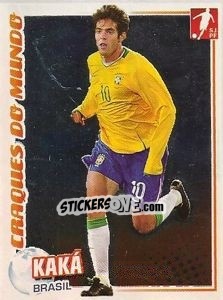 Sticker Kaka (Brasil) - Futebol 2010-2011 n. 341 - Panini