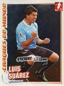 Sticker Luis Suarez (Uruguai) - Futebol 2010-2011 n. 345 - Panini