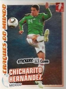 Sticker Javier Hernández Chicharito (Mexico) - Futebol 2010-2011 n. 346 - Panini