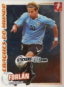 Sticker Diego Forlan (Uruguai) - Futebol 2010-2011 n. 349 - Panini