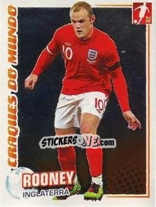 Cromo Wayne Rooney (Inglaterra) - Futebol 2010-2011 - Panini