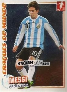 Sticker Lionel Messi (Argentina) - Futebol 2010-2011 n. 352 - Panini