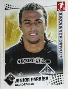 Figurina Junior Paraiba (Academica) - Futebol 2010-2011 n. 353 - Panini