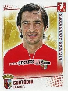 Sticker Custodio (Braga) - Futebol 2010-2011 n. 358 - Panini