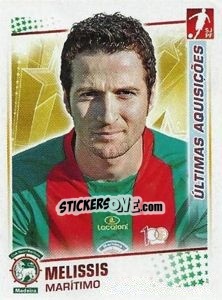 Sticker Melissis (Maritimo) - Futebol 2010-2011 n. 361 - Panini