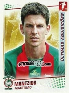 Figurina Mantzios (Maritimo) - Futebol 2010-2011 - Panini