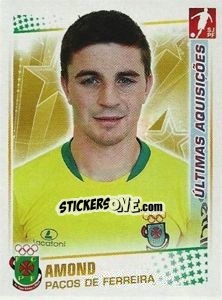 Sticker Amond (P.Ferreira) - Futebol 2010-2011 n. 367 - Panini