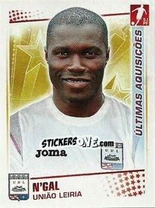 Sticker N'Gal (U.Leiria) - Futebol 2010-2011 - Panini