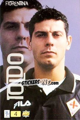 Sticker Toldo - Top Calcio 1999-2000 n. 4 - Mundicromo