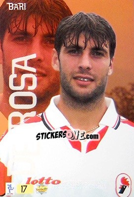 Sticker De Rosa - Top Calcio 1999-2000 - Mundicromo