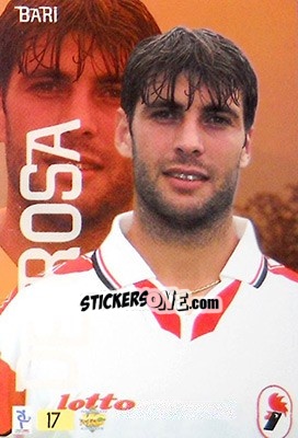 Sticker De Rosa - Top Calcio 1999-2000 n. 17 - Mundicromo