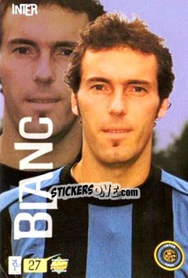 Sticker Laurent Blanc - Top Calcio 1999-2000 - Mundicromo