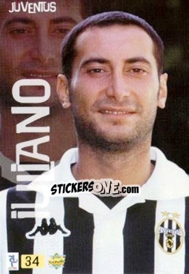 Sticker Iuliano - Top Calcio 1999-2000 n. 34 - Mundicromo