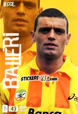 Figurina Balleri - Top Calcio 1999-2000 - Mundicromo