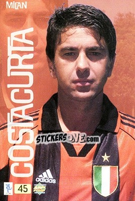 Sticker Costacurta - Top Calcio 1999-2000 n. 45 - Mundicromo
