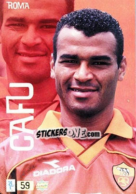 Sticker Cafu - Top Calcio 1999-2000 n. 59 - Mundicromo