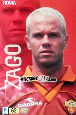 Sticker Zago - Top Calcio 1999-2000 n. 62 - Mundicromo