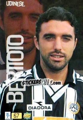 Sticker Bertotto - Top Calcio 1999-2000 n. 67 - Mundicromo