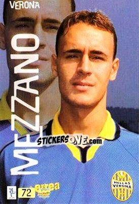Figurina Mezzano - Top Calcio 1999-2000 - Mundicromo