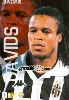 Sticker Edgar Davids - Top Calcio 1999-2000 n. 97 - Mundicromo