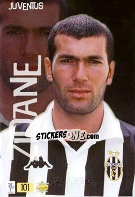 Sticker Zidane - Top Calcio 1999-2000 n. 101 - Mundicromo