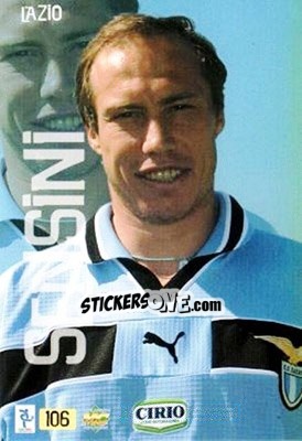 Sticker Sensini - Top Calcio 1999-2000 n. 106 - Mundicromo