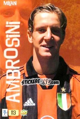 Figurina Ambrosini - Top Calcio 1999-2000 - Mundicromo