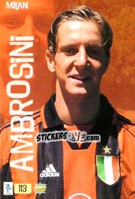 Sticker Ambrosini - Top Calcio 1999-2000 n. 113 - Mundicromo