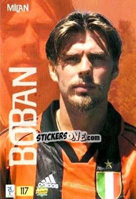 Sticker Boban - Top Calcio 1999-2000 n. 117 - Mundicromo