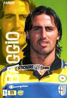 Sticker Baggio - Top Calcio 1999-2000 n. 119 - Mundicromo