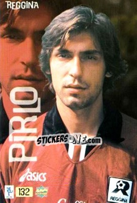 Sticker Pirlo - Top Calcio 1999-2000 n. 132 - Mundicromo