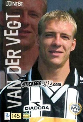 Sticker Van Der Vegt - Top Calcio 1999-2000 - Mundicromo