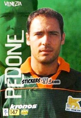 Cromo Pedone - Top Calcio 1999-2000 - Mundicromo