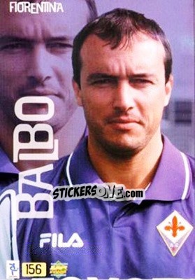 Sticker Balbo - Top Calcio 1999-2000 n. 156 - Mundicromo